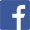 En blå kvadrat med den vita bokstaven 'F' i mitten. Facebooks Logotype!